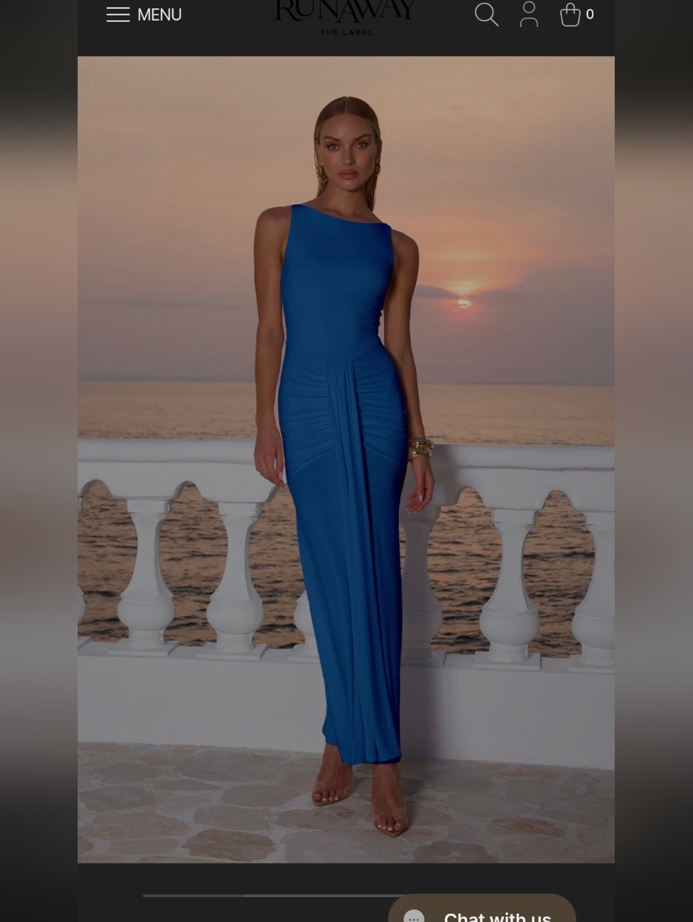 Runaway The Label Royal Blue Dress